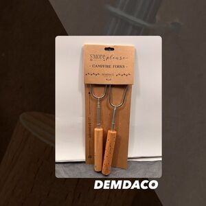 NWT Demdaco S’more Please Campfire Forks